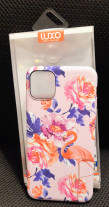 Луксозен силиконов гръб ТПУ LUXO PHOSPHORESCENT CASE за Apple iPhone 11 Pro Max 6.5 розово фламинго 